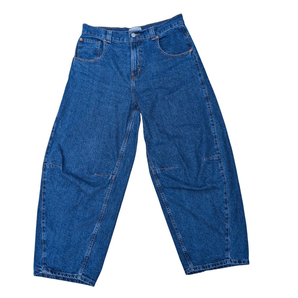 BDG Urban Outfitters Barrel Jeans Women 28 Mid Rise Wide Leg 90s Skater Girl Y2K